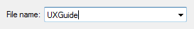 captura de ecrã da caixa de texto com o cursor 